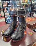 Los Altos Boots Caiman Wide Square Toe Botin