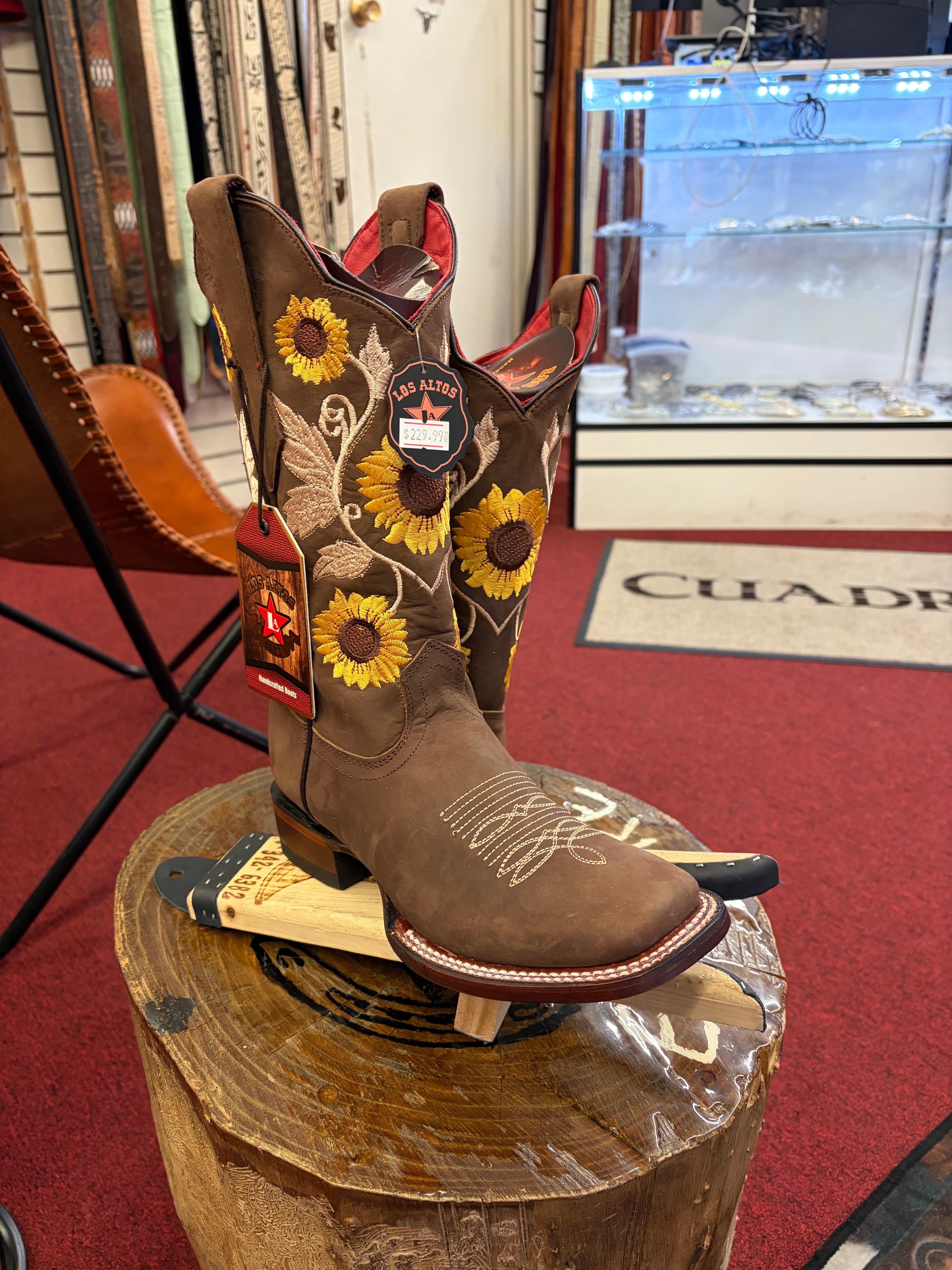 Los Altos Boots Women’s Sunflower Square Toe