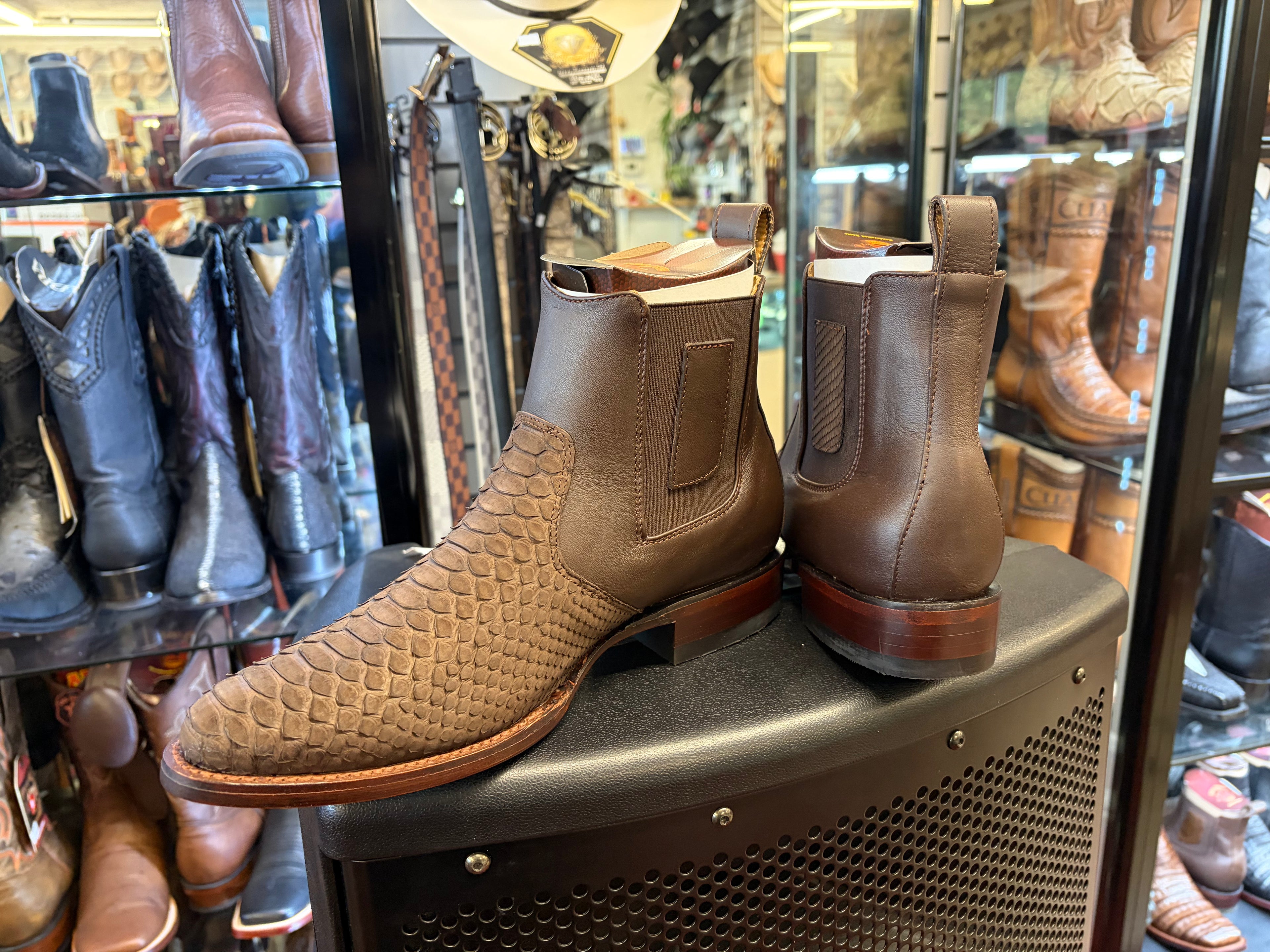 Los Altos Boots Python Roper Botin