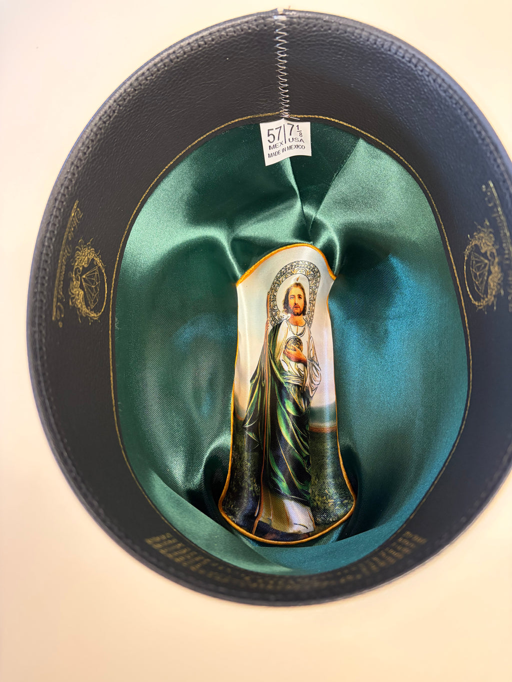 White Diamond Boots Sombrero San Judas